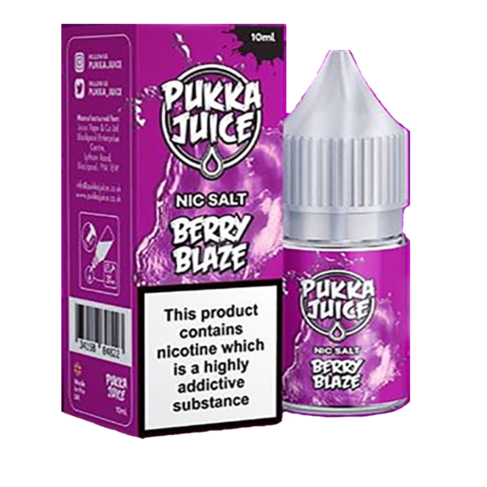 Berry Blaze by Pukka Juice 10ml Nic Salt