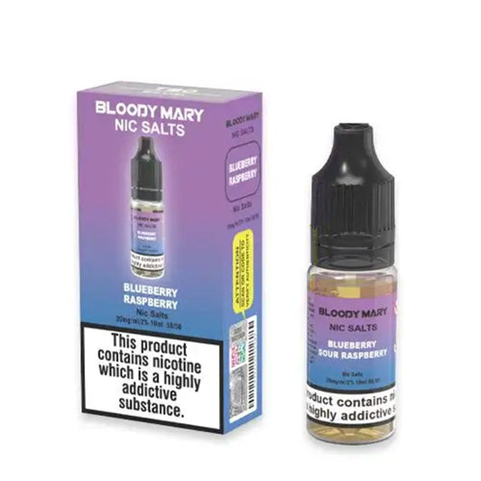 Blueberry Raspberry Nic Salt by Bloody Mary - Nic Salts UK