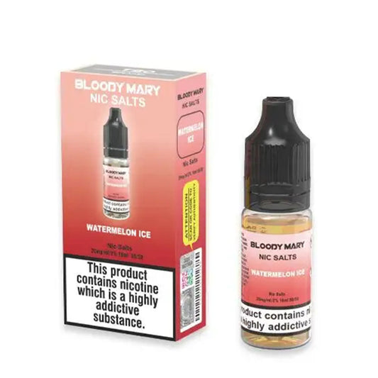 Watermelon Ice Nic Salt by Bloody Mary - Nic Salts UK