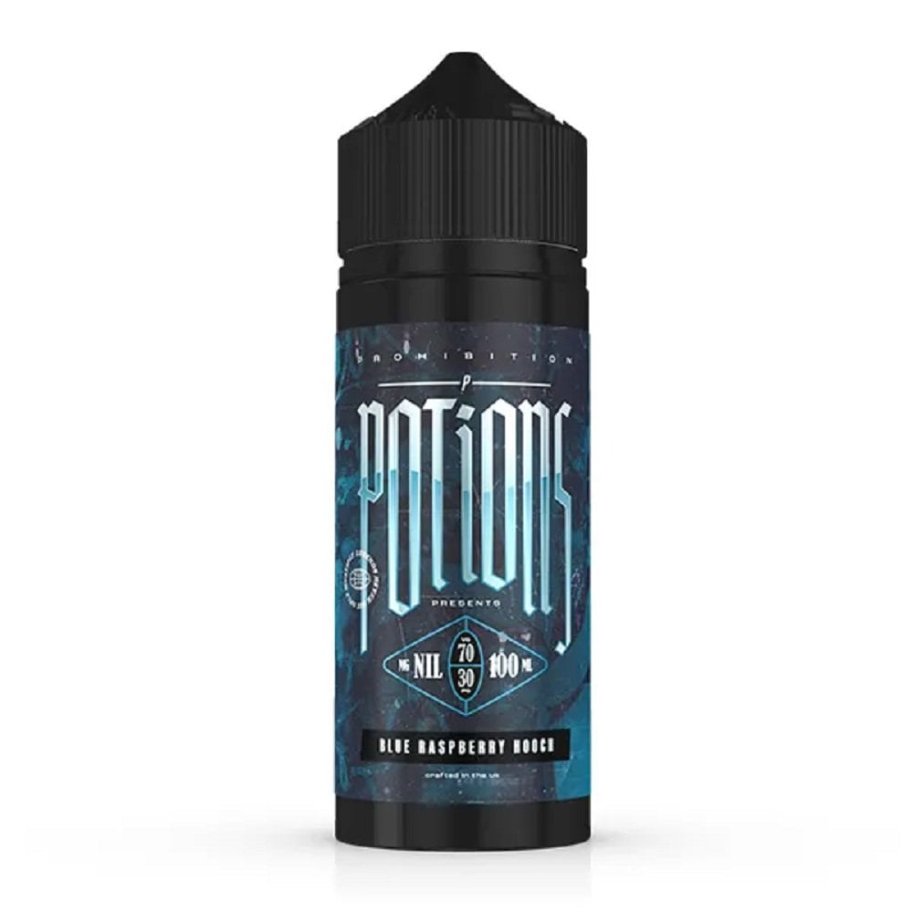 Prohibition Potions Blue Raspberry Hooch 100ml Shortfill