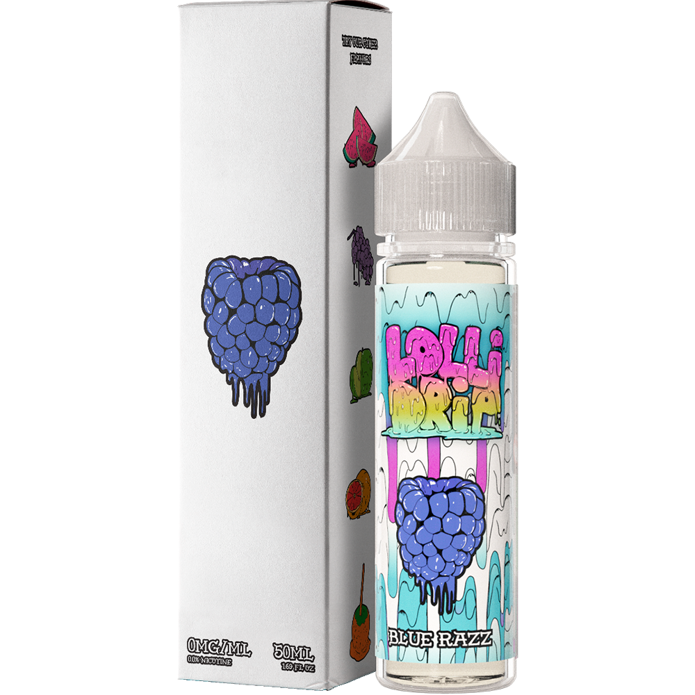 My Vapery Blue Razz E-Liquid by Lollidrip 50ml Shortfill