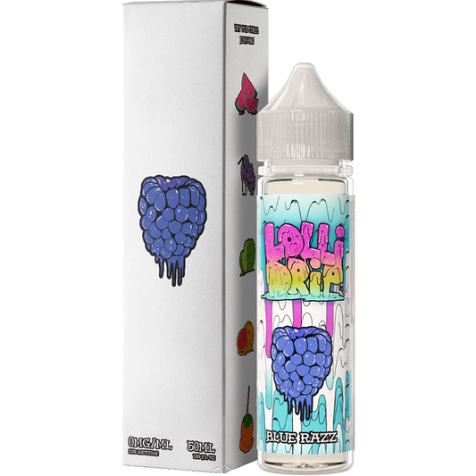 My Vapery Blue Razz E-Liquid by Lollidrip 50ml Shortfill