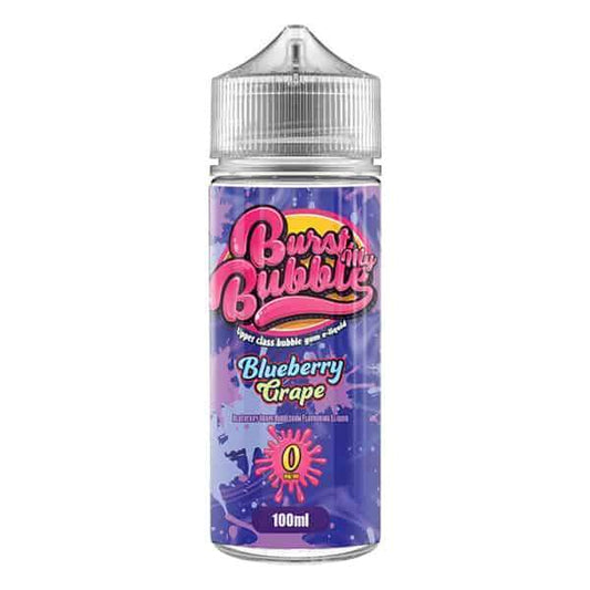 Burst My Bubble Blueberry Grape 0mg 100ml Shortfill E-Liquid