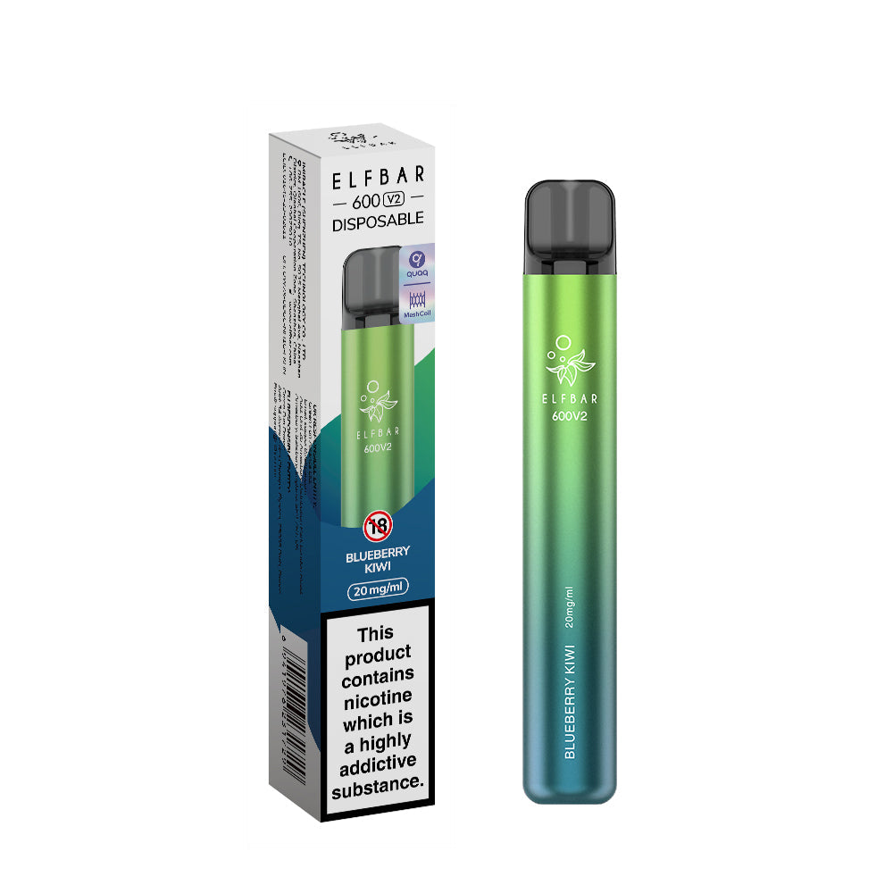 Elf Bar 600 V2 Disposable Vape Device 20mg