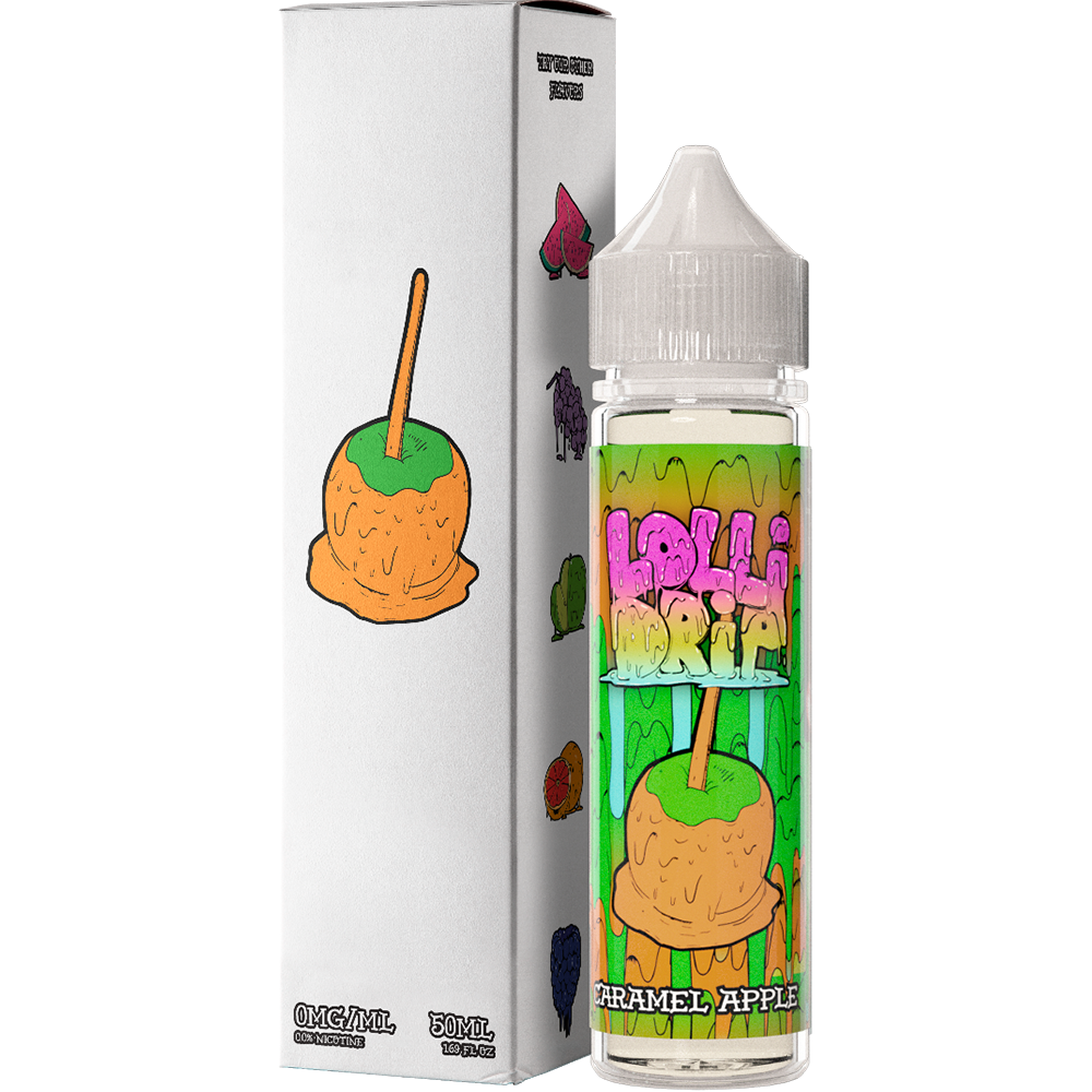 My Vapery Caramel Apple E-Liquid by Lollidrip 50ml Shortfill