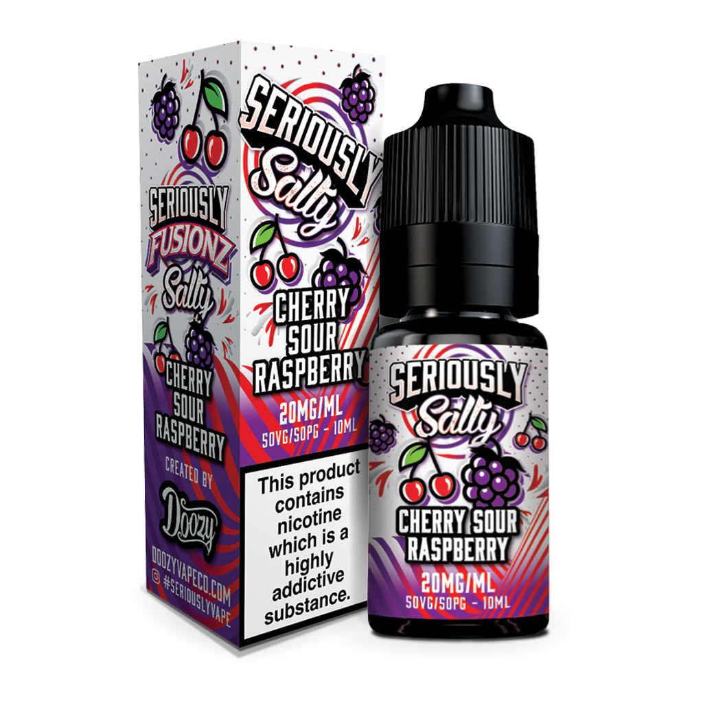 Seriously Fusionz Cherry Sour Raspberry 10ml Nic Salt