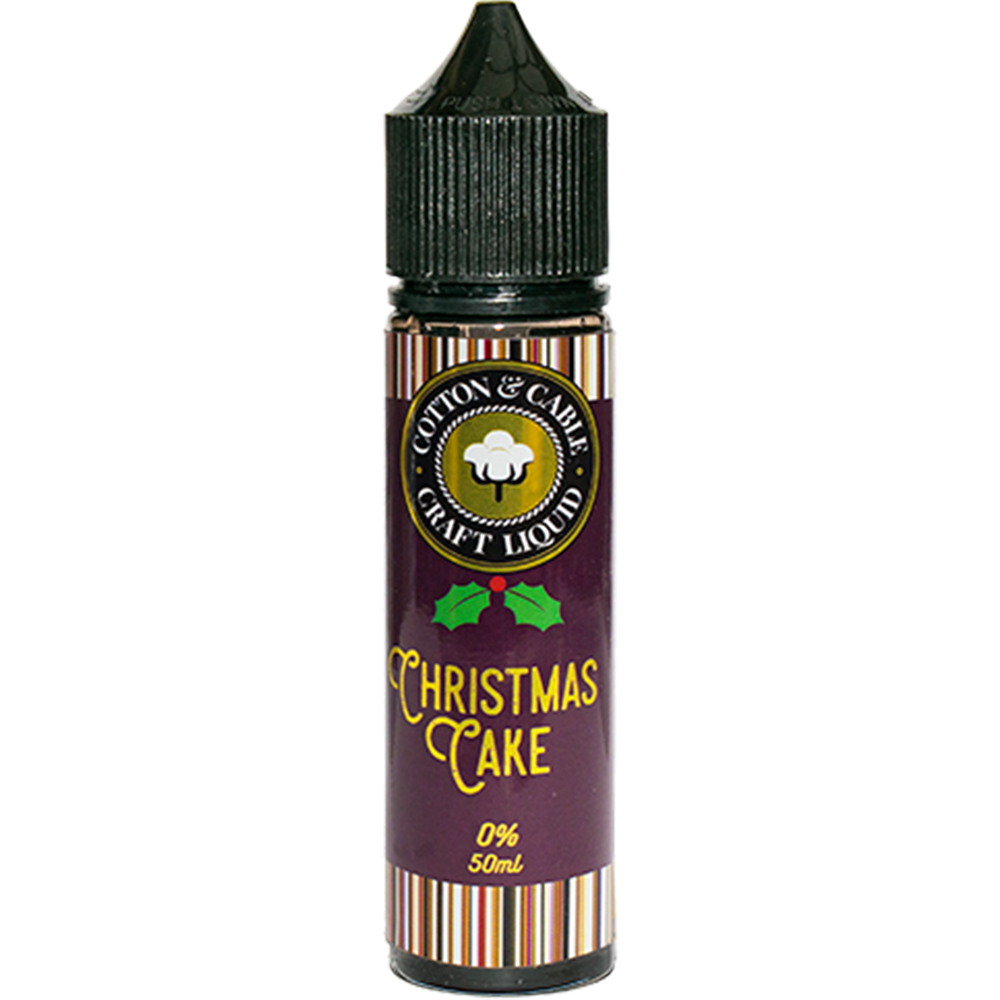 Christmas Cake E-Liquid by Cotton & Cable 50ml Shortfill