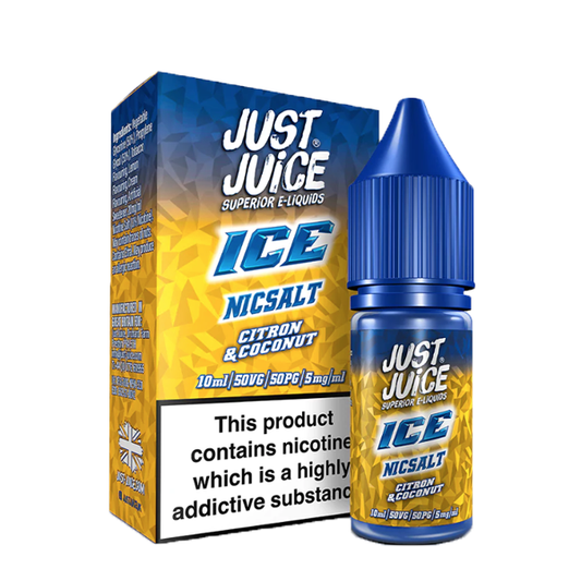 Just Juice Ice Citron & Coconut Nic Salt 10ml E-Liquid-5mg