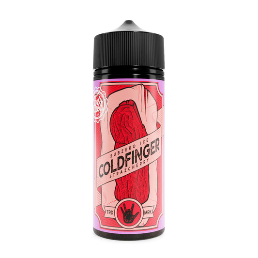 Joe's Juice Cold Finger Strazcherry 0mg 100ml Shortfill E-Liquid