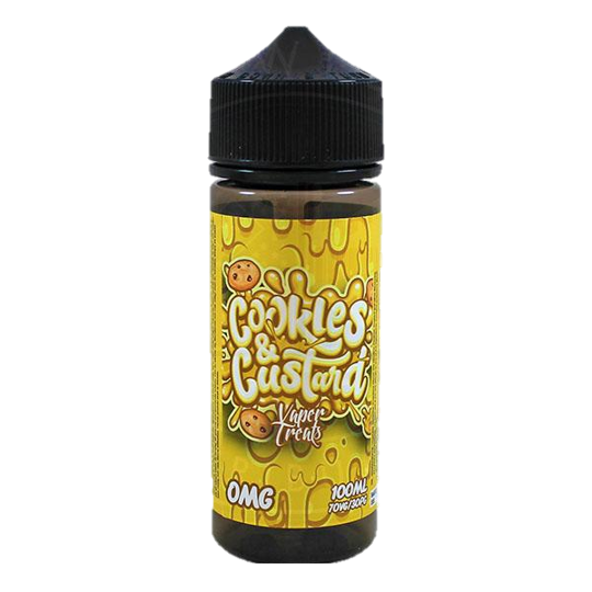 Cookies and Custard E-liquid by Vaper Treats 100ml Shortfill