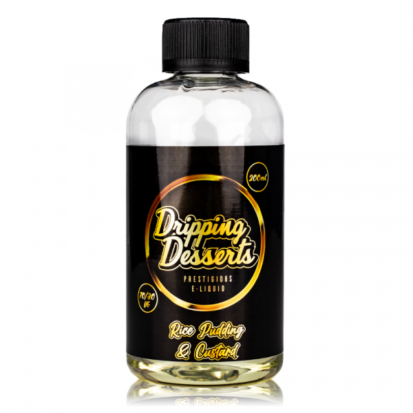 Dripping Desserts Rice Pudding & Custard 0mg 200ml Shortfill E-Liquid