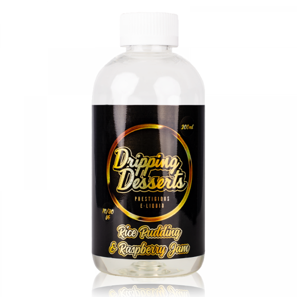 Rice Pudding & Raspberry  E-Liquid by Dripping Desserts - Shortfills UK