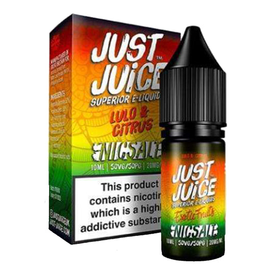 Just Juice Exotic Fruits: Lulo & Citrus Nic Salt 10ml-5mg