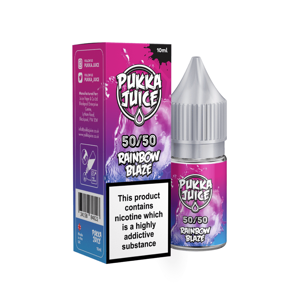 Rainbow Blaze E-Liquid by Pukka Juice 10ml-3mg