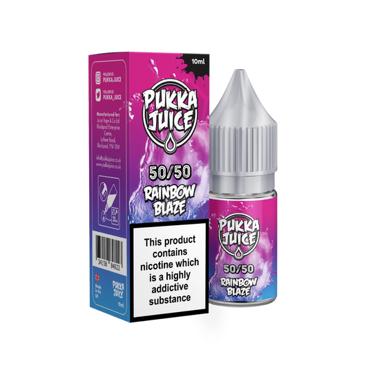 Rainbow Blaze E-Liquid by Pukka Juice 10ml-3mg