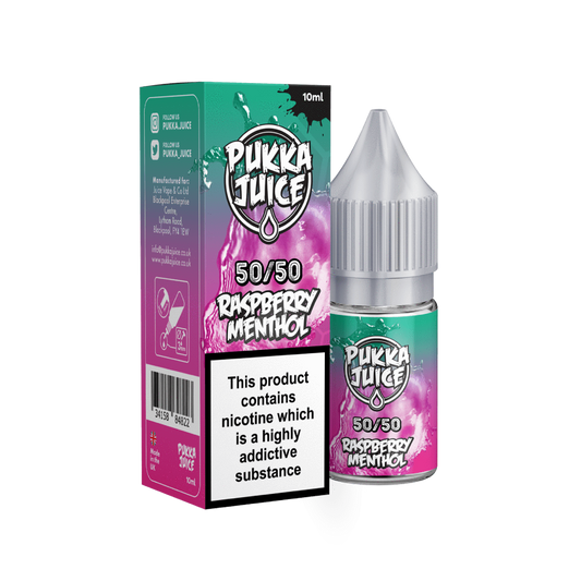 Raspberry Menthol E-Liquid by Pukka Juice 10ml-3mg