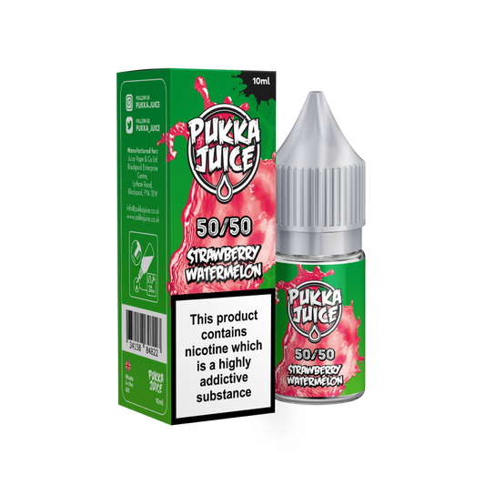 Strawberry Watermelon E-Liquid by Pukka Juice 10ml-3mg