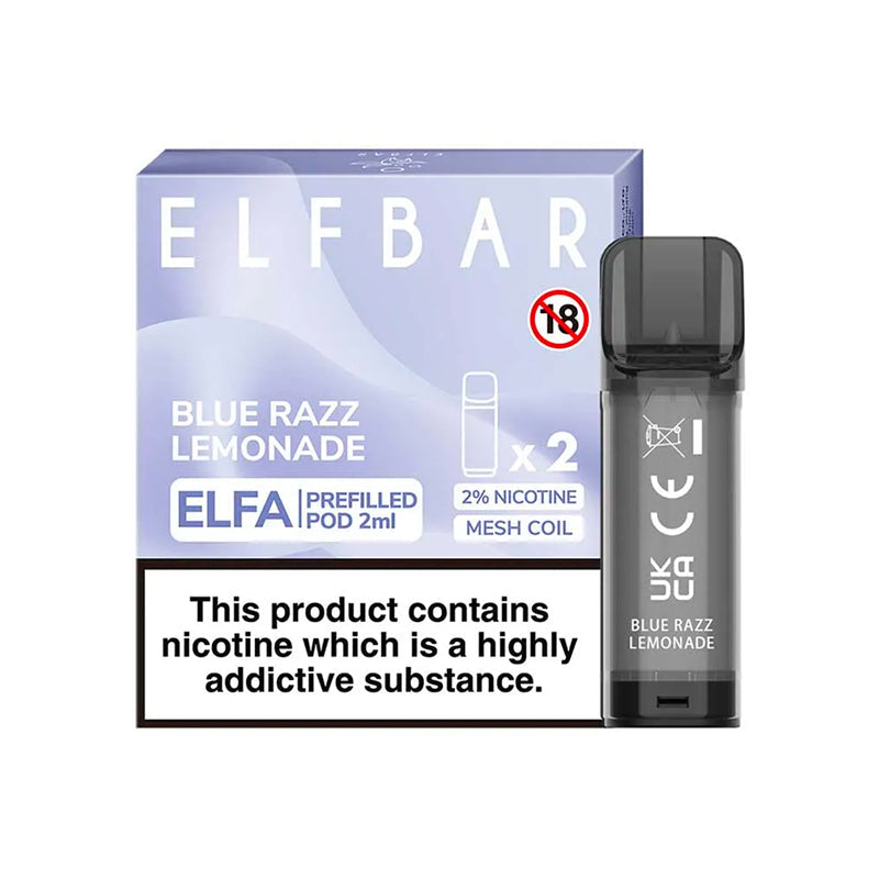 Elf Bar Elfa Prefilled Pods 2pcs - Blue Razz Lemonade