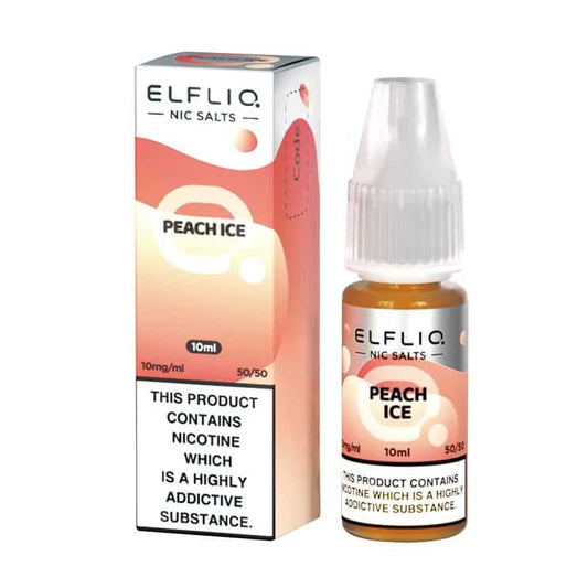 Elf Bar ELFLIQ Peach Ice 10ml Nic Salt