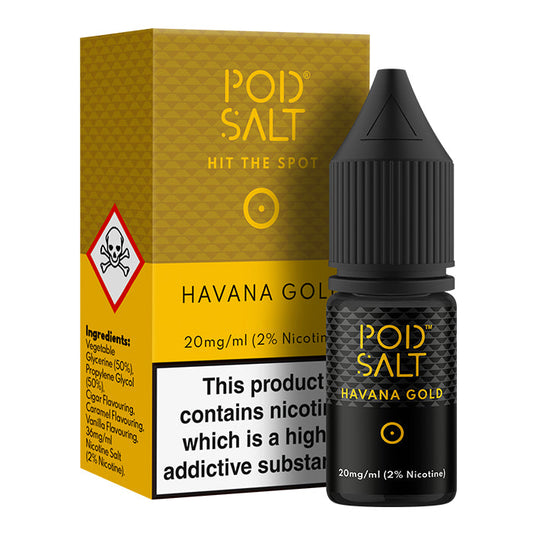 Pod Salt Havana Gold 10ml Nic Salt