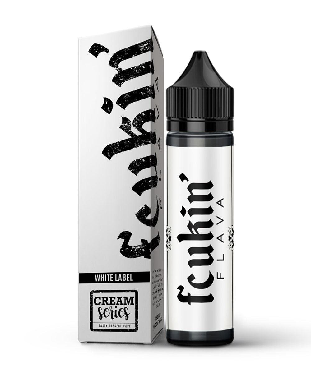 Fcukin Flava Cream Series White Label 50ml 50VG/50PG Shortfill 0mg E-liquid