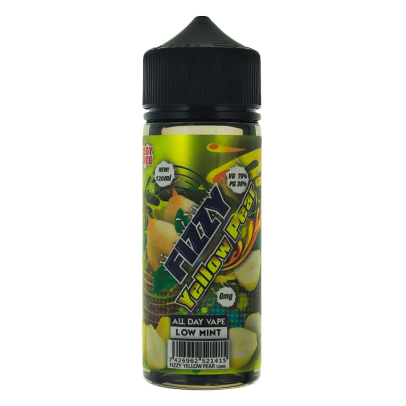 Fizzy Yellow Pear 0mg 100ml Shortfill E-Liquid