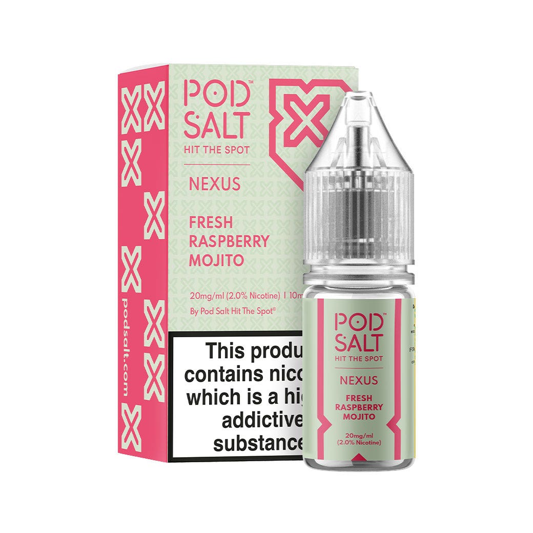 Fresh Raspberry Mojito Nic Salt by Pod Salt - Nic Salts UK