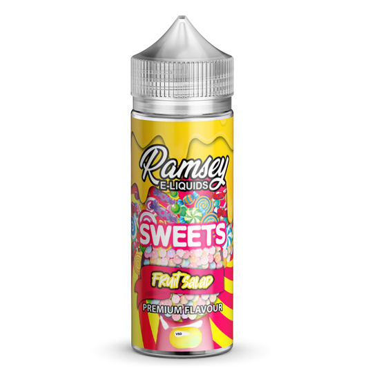 Ramsey E-Liquids Sweets Fruit Salad 0mg 100ml Shortfill E-Liquid