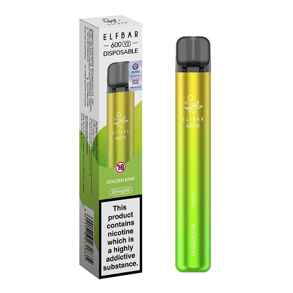 Elf Bar 600 V2 Disposable Vape Device 20mg