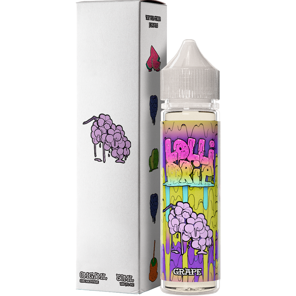 My Vapery Grape E-Liquid by Lollidrip 50ml Shortfill