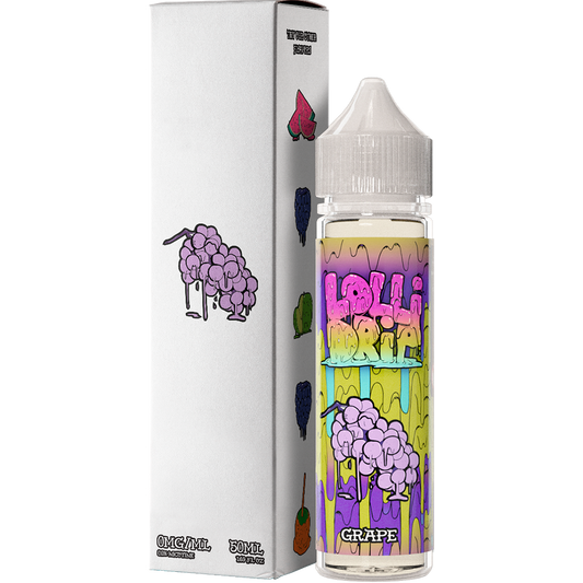 My Vapery Grape E-Liquid by Lollidrip 50ml Shortfill