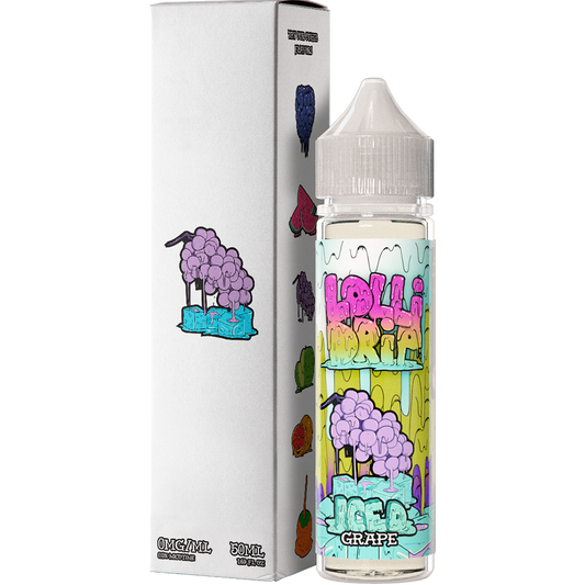 My Vapery Grape Iced E-Liquid by Lollidrip 50ml Shortfill