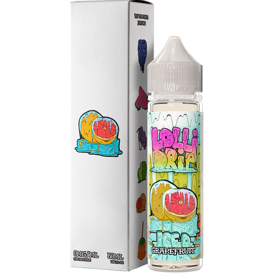 My Vapery Grapefruit Iced E-Liquid by Lollidrip 50ml Shortfill