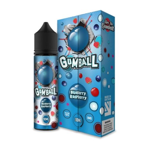 Blue Raspberry Gumball by Slushie Gumball 50ml Shortfill