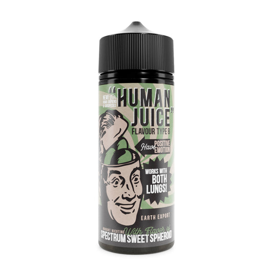 Joe's Juice Human Juice: Spectrum Sweet Spheroid 0mg 100ml Shortfill E-Liquid