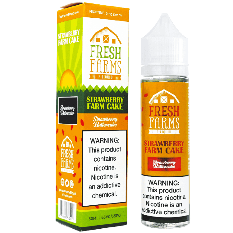 Strawberry Farm Cake E-liquid by Fresh Farms 50ml Shortfill