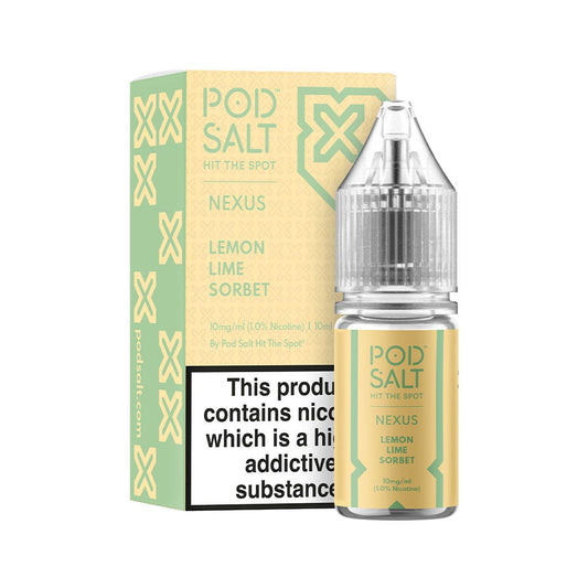 Lemon Lime Sorbet Nic Salt by Pod Salt - Nic Salts UK