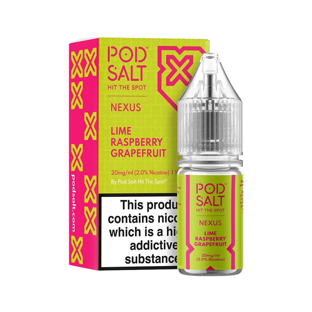 Lime Raspberry Grapefruit Nic Salt by Pod Salt - Nic Salts UK