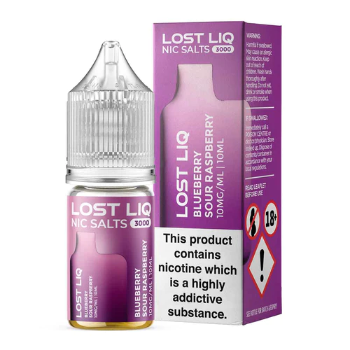 Lost Liq Nic Salts 3000 - Blueberry Sour Raspberry