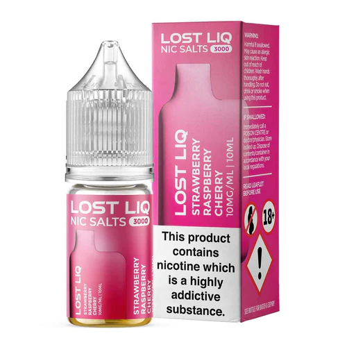 Lost Liq Nic Salts 3000 - Strawberry Raspberry Cherry