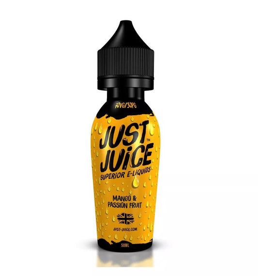 Mango & Passion Fruit E-liquid by Just Juice 50ml Shortfill