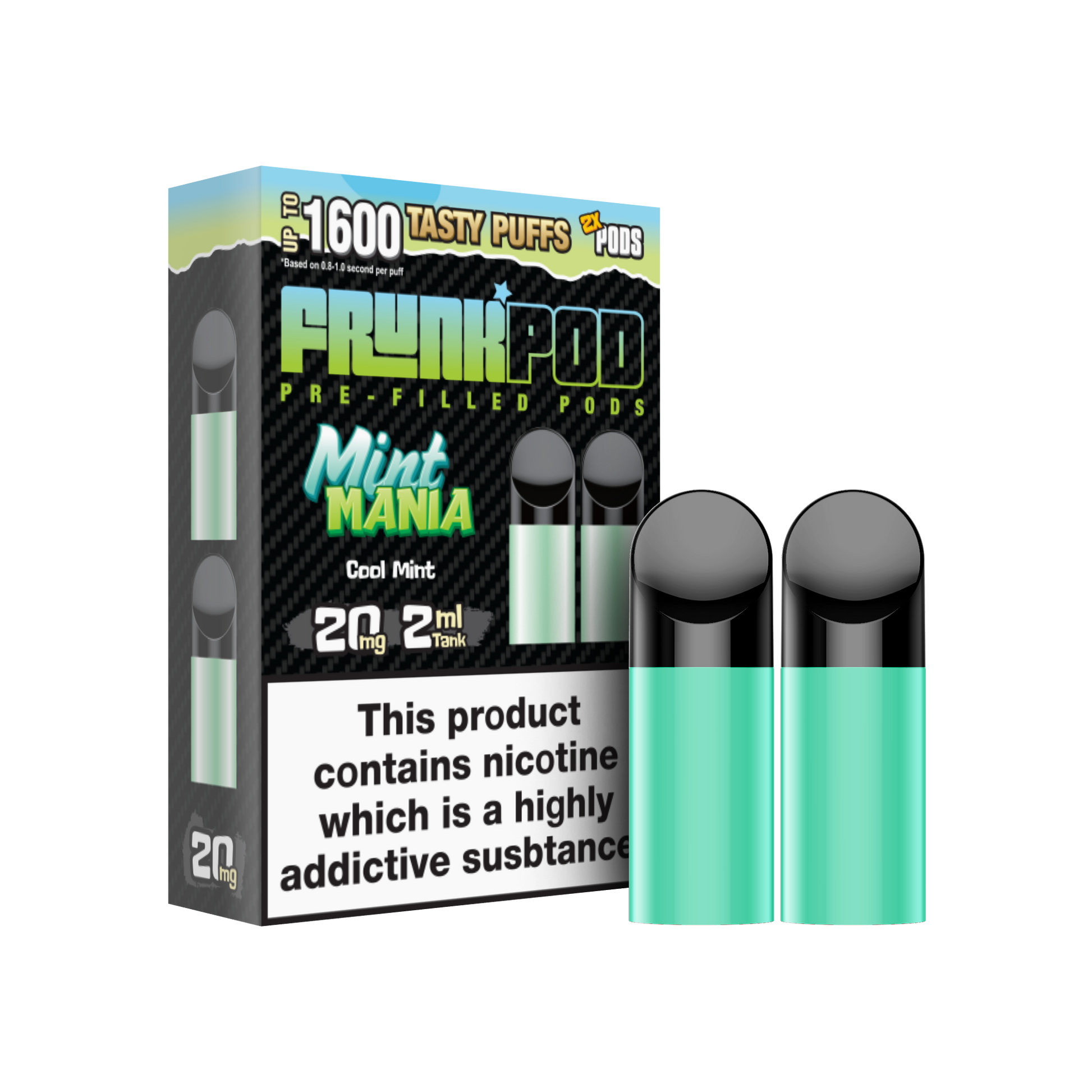 Frunk Bar Prefilled Pods 2 Pack - Mint Mania