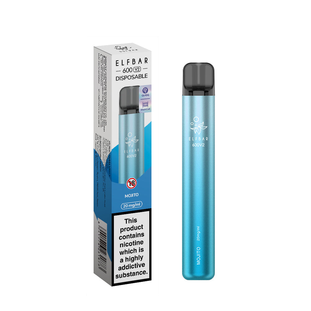 Elf Bar 600 V2 Disposable Vape Device 20mg