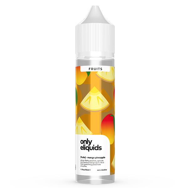 Only E-Liquids Fruits: Mango Pineapple 0mg 50ml Shortfill E-Liquid