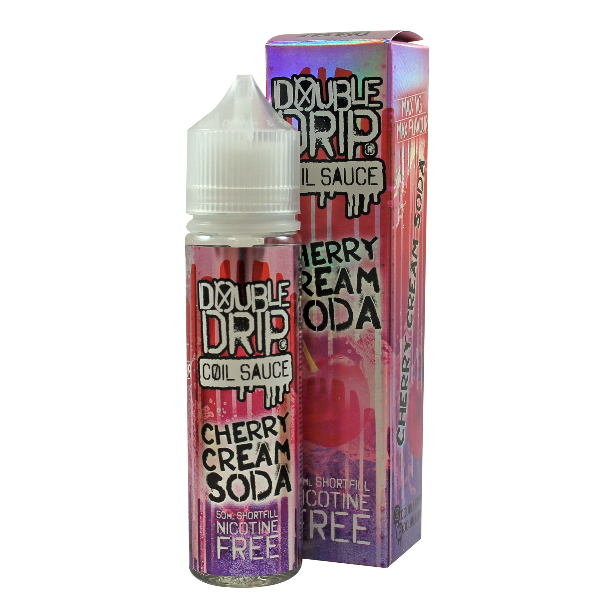 Double Drip Coil Sauce Cherry Cream Soda 0mg 50ml Shortfill E-Liquid