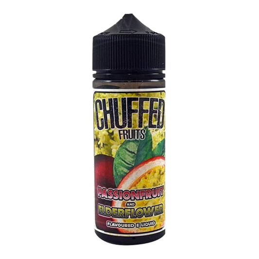 Chuffed Fruits: Passionfruit & Elderflower 0mg 100ml Shortfill E-Liquid