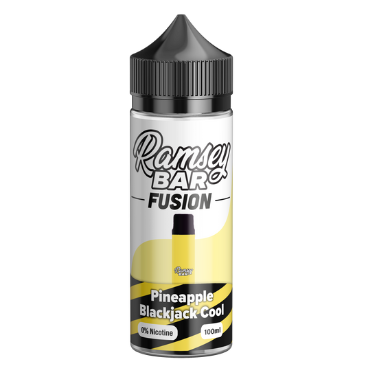 Ramsey Bar Fusion Pineapple Blackjack Cool 100ml Shortfill E-Liquid