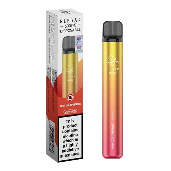 Elf Bar 600 V2 Disposable Vape Device 20mg