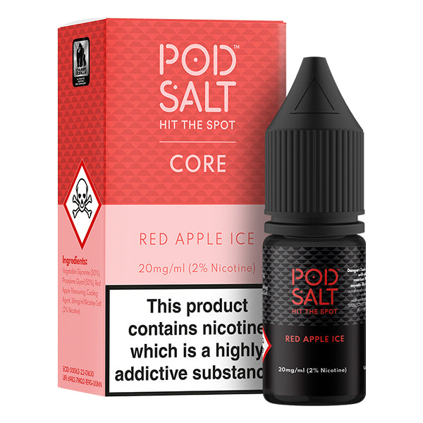 Pod Salt Red Apple Ice 10ml Nic Salt