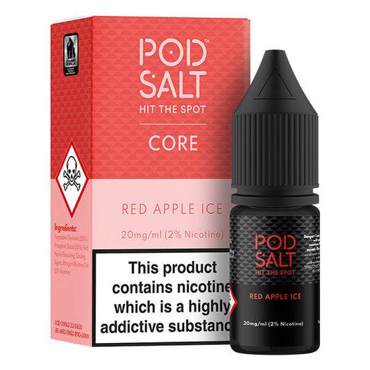 Pod Salt Red Apple Ice 10ml Nic Salt